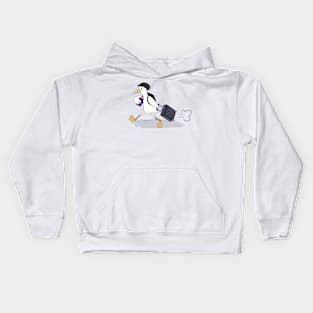 Traveling Doo Doo duck Kids Hoodie